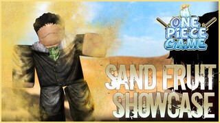 SAND FRUIT SHOWCASE IN A ONE PIECE GAME (ROBLOX)