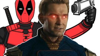 Deadpool travels through the black robe universe to fight Super Bottle Man
