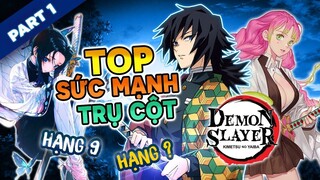 Xếp Hạng Sức Mạnh Các Trụ Cột Từ Yếu Đến Mạnh Nhất Phần 1 Kimetsu No Yaiba Season 2