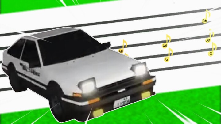 Initial D - Deja Vu Song in Build a Boat Music Notes