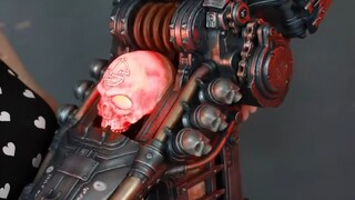 Produksi Alat Peraga Senjata Semprot Penghancur Tulang Doom Dark Ages (produksi cosplay Kamui)