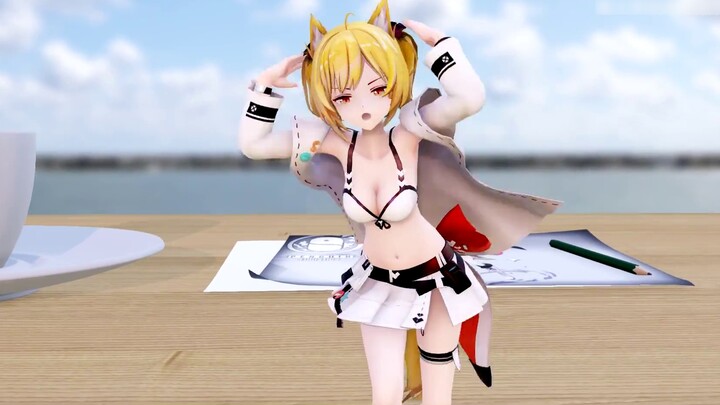 Baby voice version of "Wild Wolf Disco" [空/Arknights MMD]