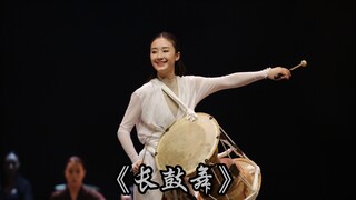 在韩国留学生个人硕士毕业晚会，作品《合》一之长鼓舞片段.