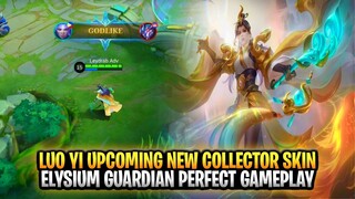 Luo Yi Upcoming New Collector Skin | Elysium Guardian Gameplay | Mobile Legends: Bang Bang