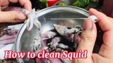 #squid #How to clean small squid in VERY EASY WAYS | Finest Deluxe