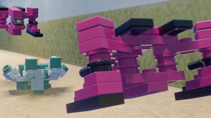 【Kinh dị?】 Phiên bản LEGO của "Trò chơi mực" ⬤▲◼ TRÒ CHƠI GẠCH Hoạt hình 3D! 4K HD