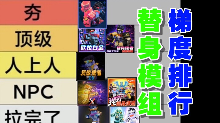 网易MC全部jojo替身模组从夯到拉，梯度排名