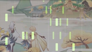 [Waterfall Piano] "Genshin Impact" Plot PV-"Goddess Split View"