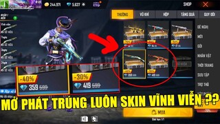 FREE FIRE - Phát Hiện Lỗi Game 1 Hộp Súng Giá 500KC, Mở Phát Trúng Luôn Skin Vĩnh Viễn ?? | THI BLUE