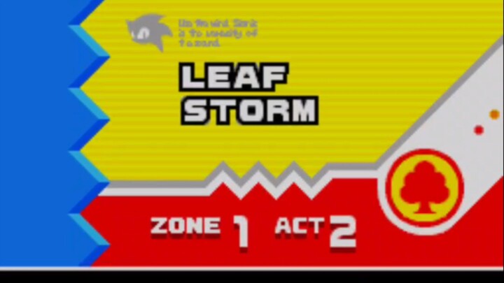 Sonic Rush NDS (索尼克冲刺) S Rank Leaf Storm Zone 1 Act 2
