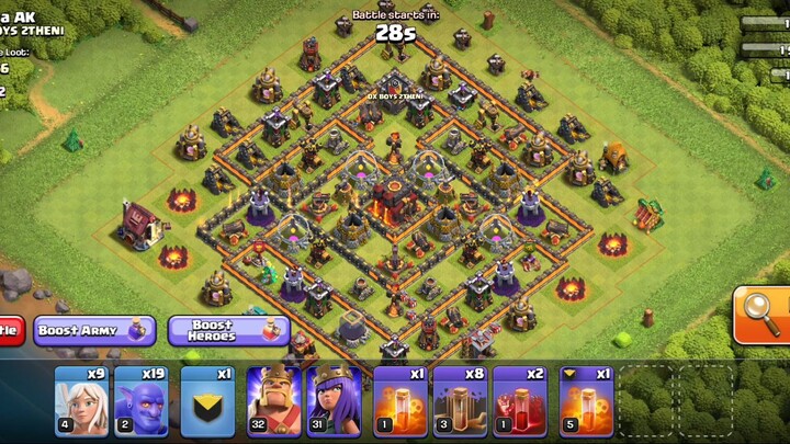 Easy TH 10 attack