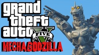 Mechagodzilla (Kiryu) Mod | GTA 5 Moment Lucu (Bahasa Indonesia)