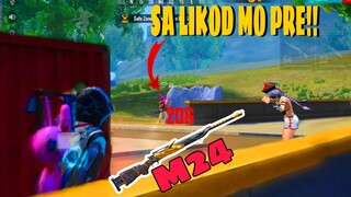 Free Fire 60Fps! After Update!😱 No Lag! Watch!!! M24 Sniper! Grabe Naman yan!