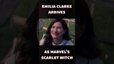 Emilia Clarke as Scarlet Witch Arrives in Wandavision