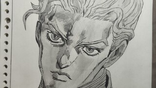 Drawing Kira Yoshikage