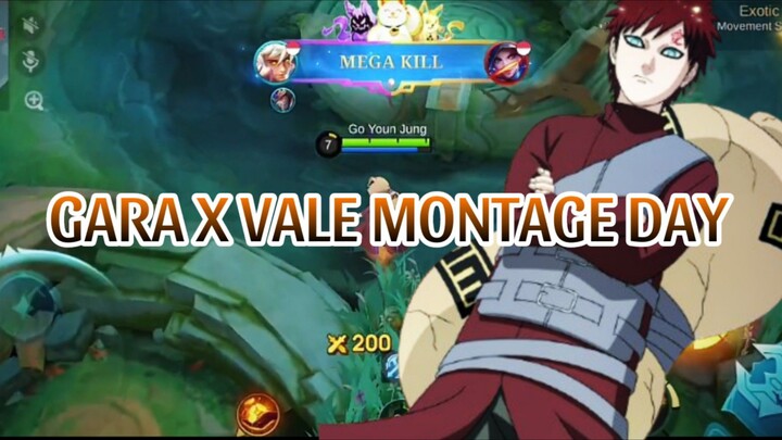 GARA X VALE MONTAGE DAY