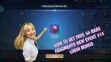 How to get free 50 rare fragments new event 515 login bonus in mobile legends 2022