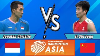 Jonatan Christie vs Li Shi Feng | BAC 2024 | FINAL