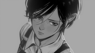 [Ran Xiang/rap] Attack on Titan female characters are super handsome fighting scenes!