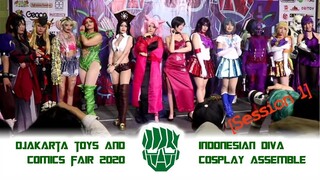 Djakarta Toys And Comics Fair 2020_ Indonesia Diva Cosplay Assemble With DJ Thro