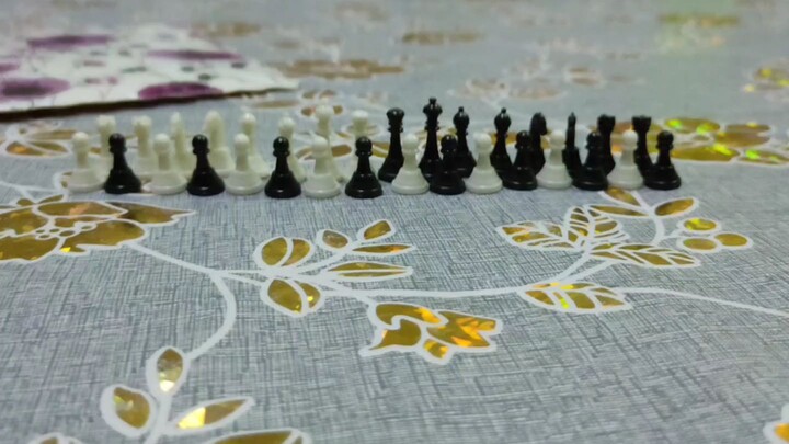 Chess golden table