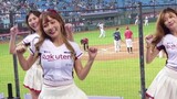 Rakuten Lotte Girl Lin Xiang Halftime Dance -- Clean the glass together