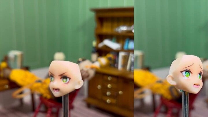 Sold for more than 800! Domestic face-carved ceiling? Fiona, the magic cat jumping mechanic, gives a