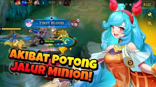 Akibat Potong Lane Minion! - Mobile Legends