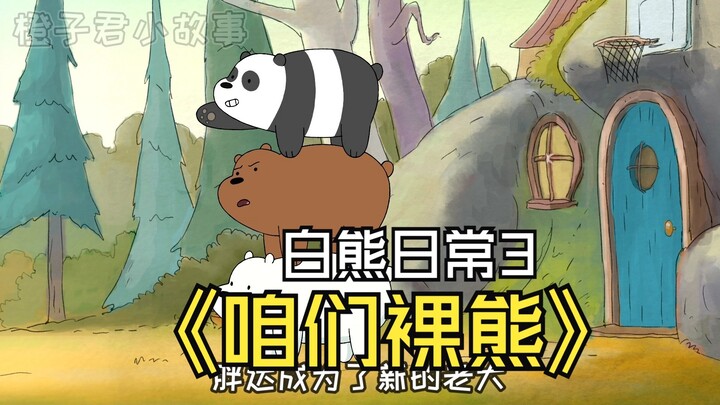 หมีสามตัวเล่นเกมซ้อนกัน ทำไมหมีขาวถึงอยู่ด้านล่างสุด?