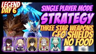 DAY 6 LEGEND OF THE VAGABOND SWORD NO FOOD (3 STARS WEAPONS)