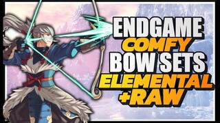 ENDGAME ICEBORNE BOW BUILDS | MHW - ICEBORNE - ELEMENTAL AND RAW BOW BUILDS + COMFORT