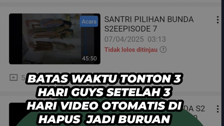 SANTRI PILIHAN BUNDA S2 NANTI EPISODE 8 DI USAHAKAN RECORD BIAR KALIAN NYAMAN
