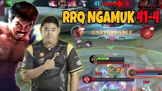 R7 Poquito COMBO!! RRQ MENGAMUK DIRANKED ! 41-4 SCORENYA ! 10x LIPAT !