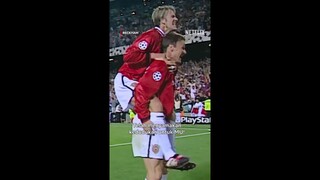 DRAMATIS~ Detik-detik MU Akhirnya Dapet TREBLE di tahun ‘99 | Beckham | #Shorts