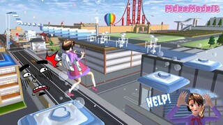 Long Parkour in Sakura School Simulator