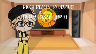 Piggy reacts to devour || piggy book 2 chapter 8|| gacha club (yrexy)