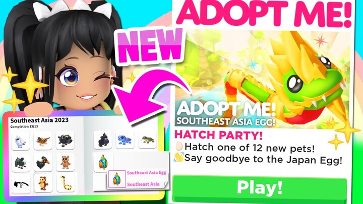 *IT'S HERE* 12 NEW SOUTHEAST ASIAN PETS in ADOPT ME UPDATE (roblox)