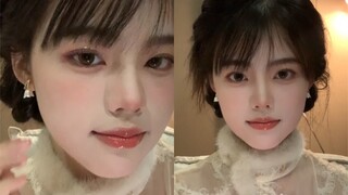This makeup looks like it costs a lot of money~take it for the New Year!