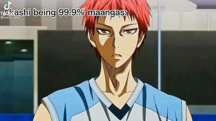 Akashi being 99.9% to 0.1% kawaii☺