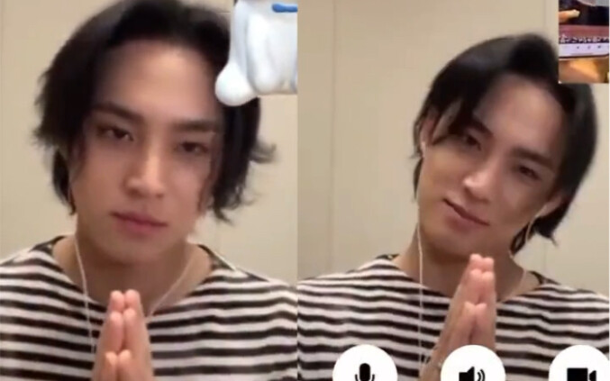 【Kim Min Kyu】Dua kali menari dengan gerakan tangan chu, jelas banget yang kedua kali lebih senang da