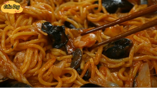 Mì sò cay và da chiên 3 #amthuc