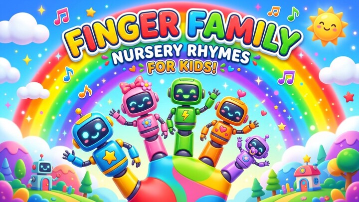 🎵 Finger Family Song | Daddy Finger, Mommy Finger & Baby Finger |