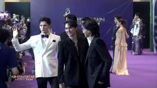 5 หนุ่ม #ดวงใจเทวพรหม เดินพรมม่วง 9 Entertain Awards 2024