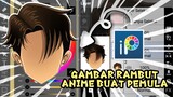 TUTORIAL GAMBAR RAMBUT ANIME DENGAN MUDAH DI IBISPAINT