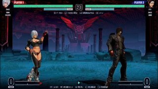 KOF15　チャンピオンvs拳皇　世界１位アンヘルvs拳皇京　動きが異次元すぎる…