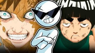 ANALISANDO A LUTA DO ROCK LEE VS GAARA (Naruto)