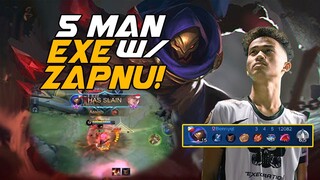 CLOSE FIGHT 5 MAN EXE w/ ZAPNU!
