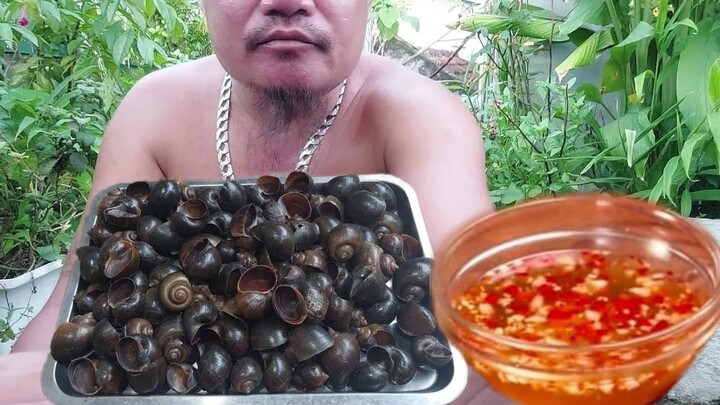 Món Ăn Lạ.Ốc Bươu Nướng Muối Kiểu Này Rất Ngon  | Biển Nguyễn ngọc.