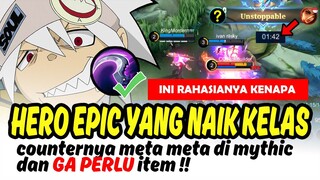 Ini hero ready WAR NON STOP mulai dari lv 1, mulai RAME di Pro Player dan Mythic tinggi