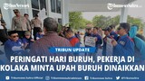 Aksi Damai Peringati Hari Buruh di Kantor DPRD, Pekerja di Kolaka Sultra Minta Upah Dinaikkan